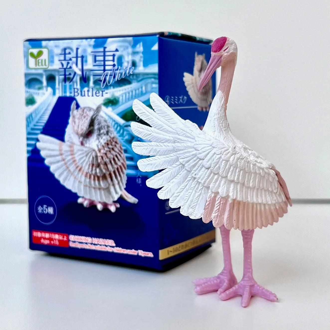 73054 White Bowing Birds Blind Box-10