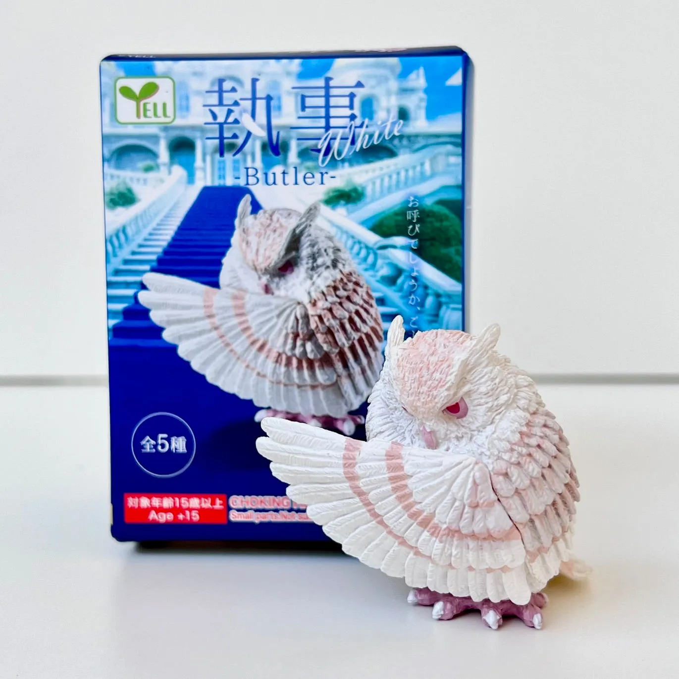 73054 White Bowing Birds Blind Box-10