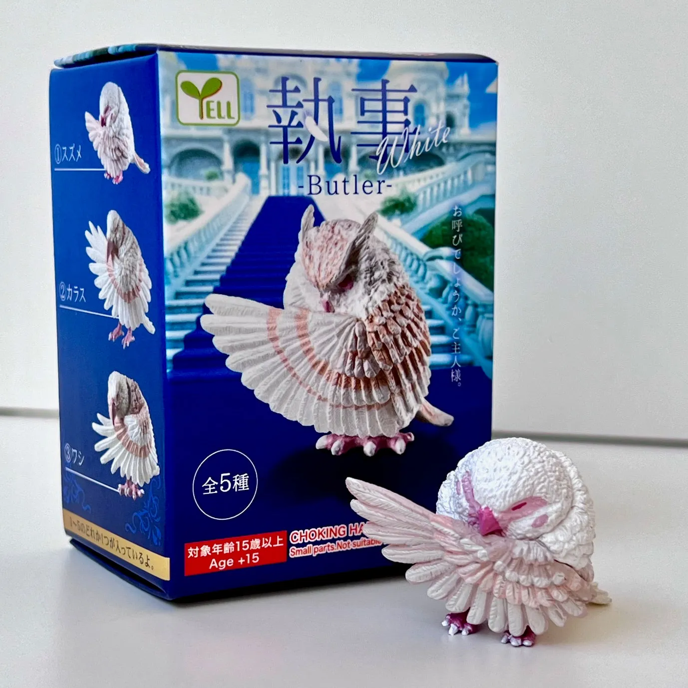 73054 White Bowing Birds Blind Box-10