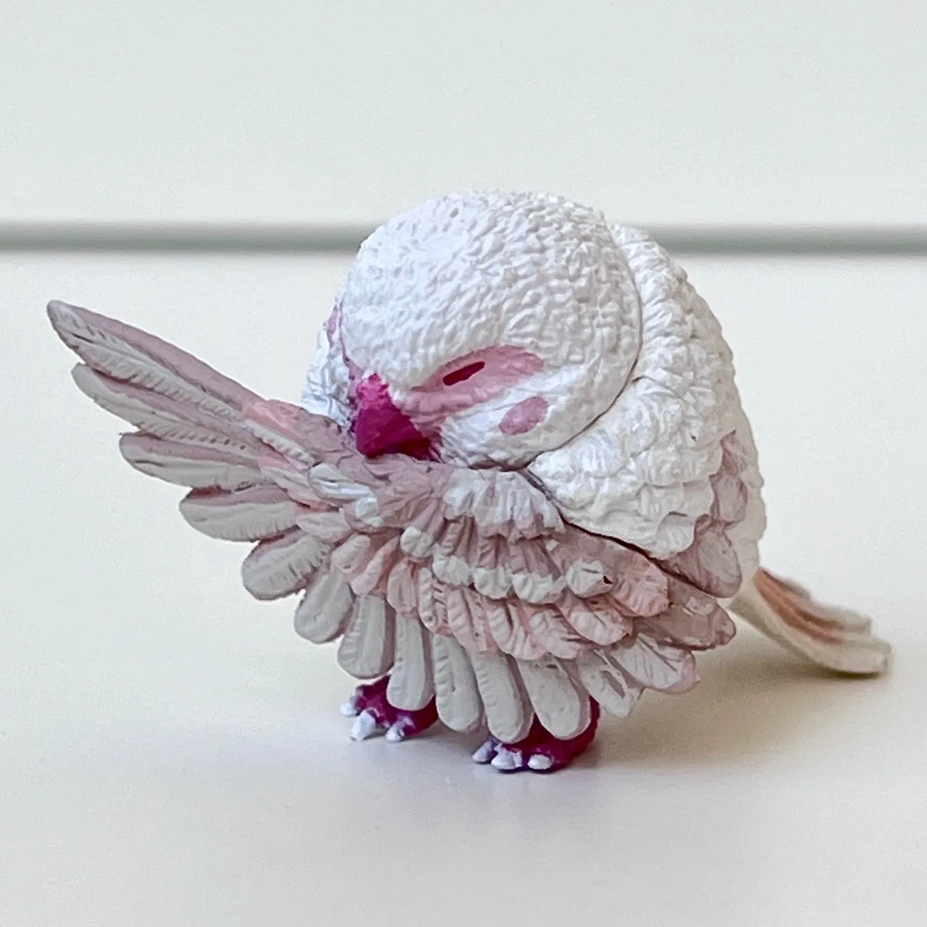 73054 White Bowing Birds Blind Box-10