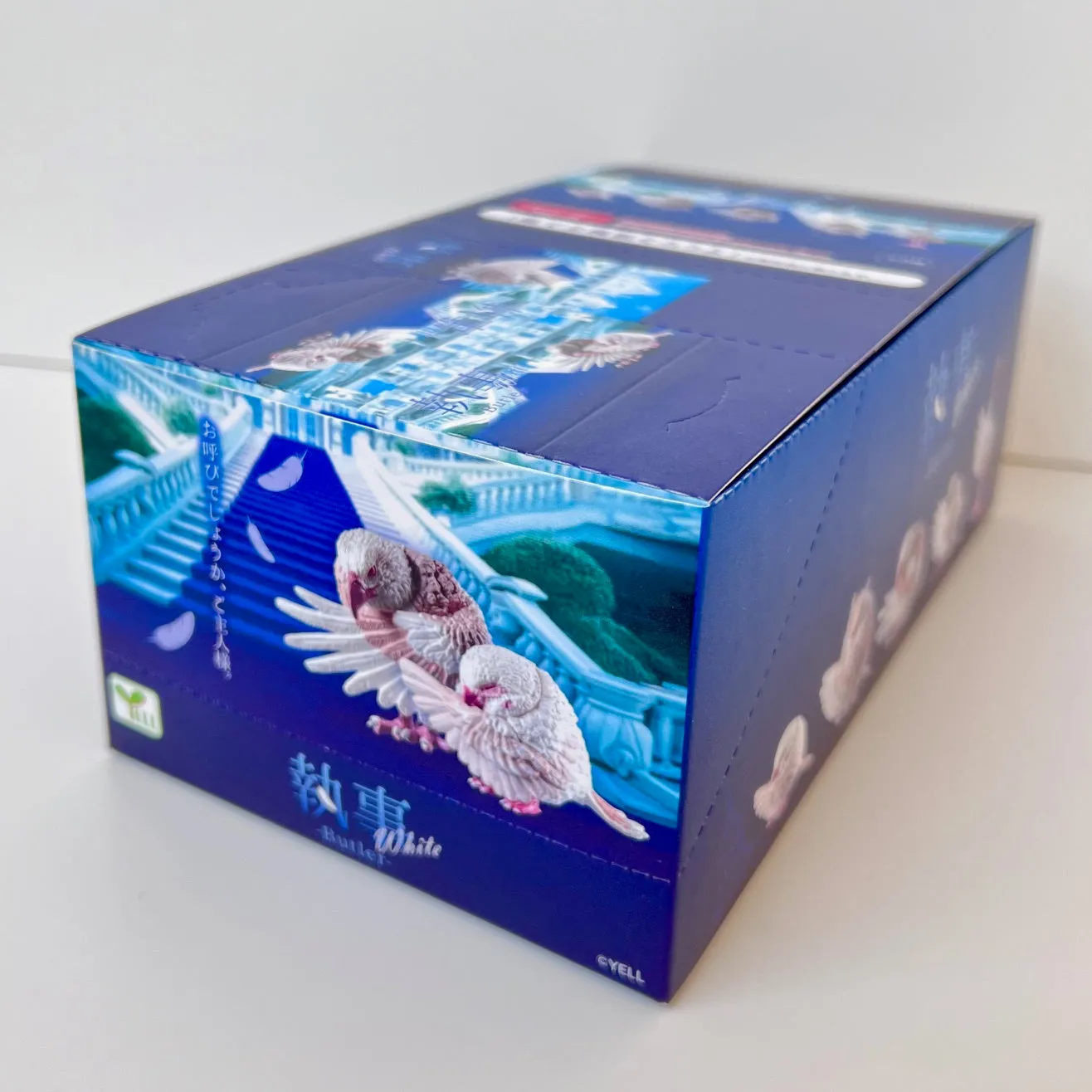73054 White Bowing Birds Blind Box-10