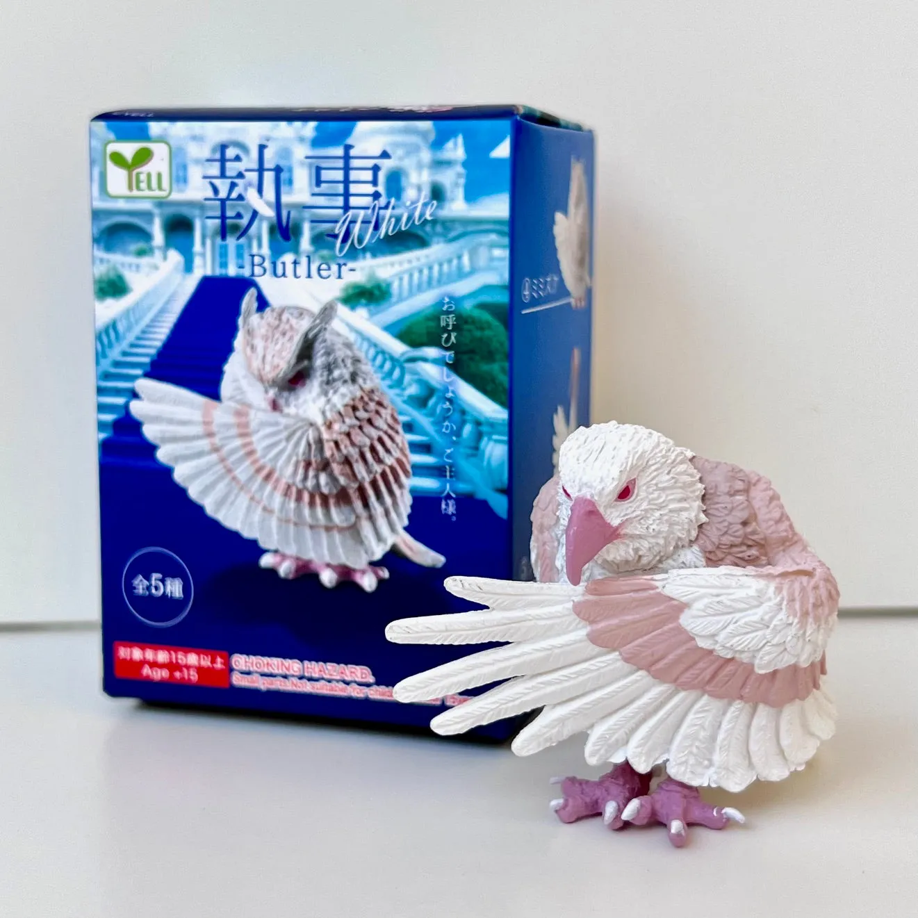 73054 White Bowing Birds Blind Box-10