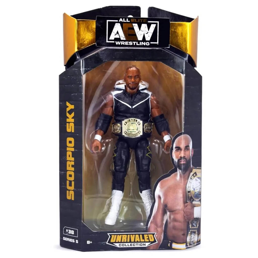 AEW Unrivaled Collection Figure Series 5 Scorpio Sky