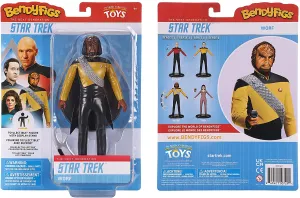 BendyFigs Star Trek The Next Generation Worf 7 Inch Figure