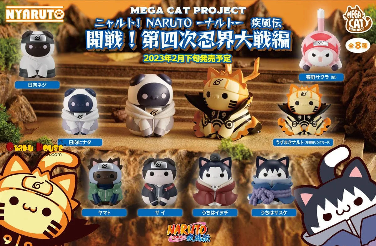 [BLIND BOX] Nyaruto! Naruto Shippuden - 4th Shinobi War Ver. Mini Figure