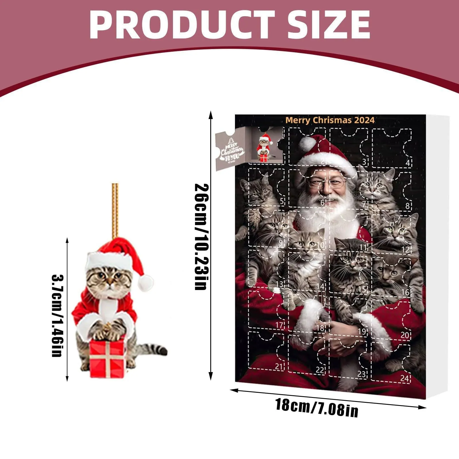 Christmas Decoration Tree Topper Treasure Advent Calendar