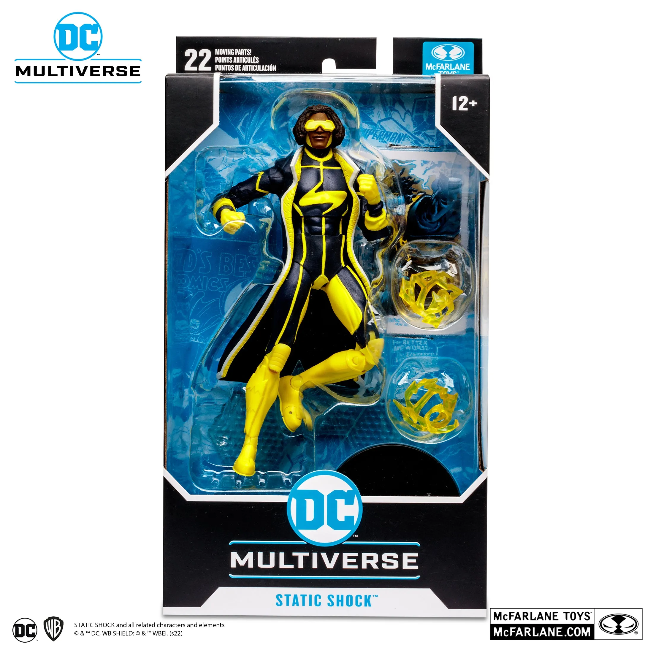 DC Multiverse Static Shock New 52 7" Inch Scale Action Figure - McFarlane Toys *SALE!*