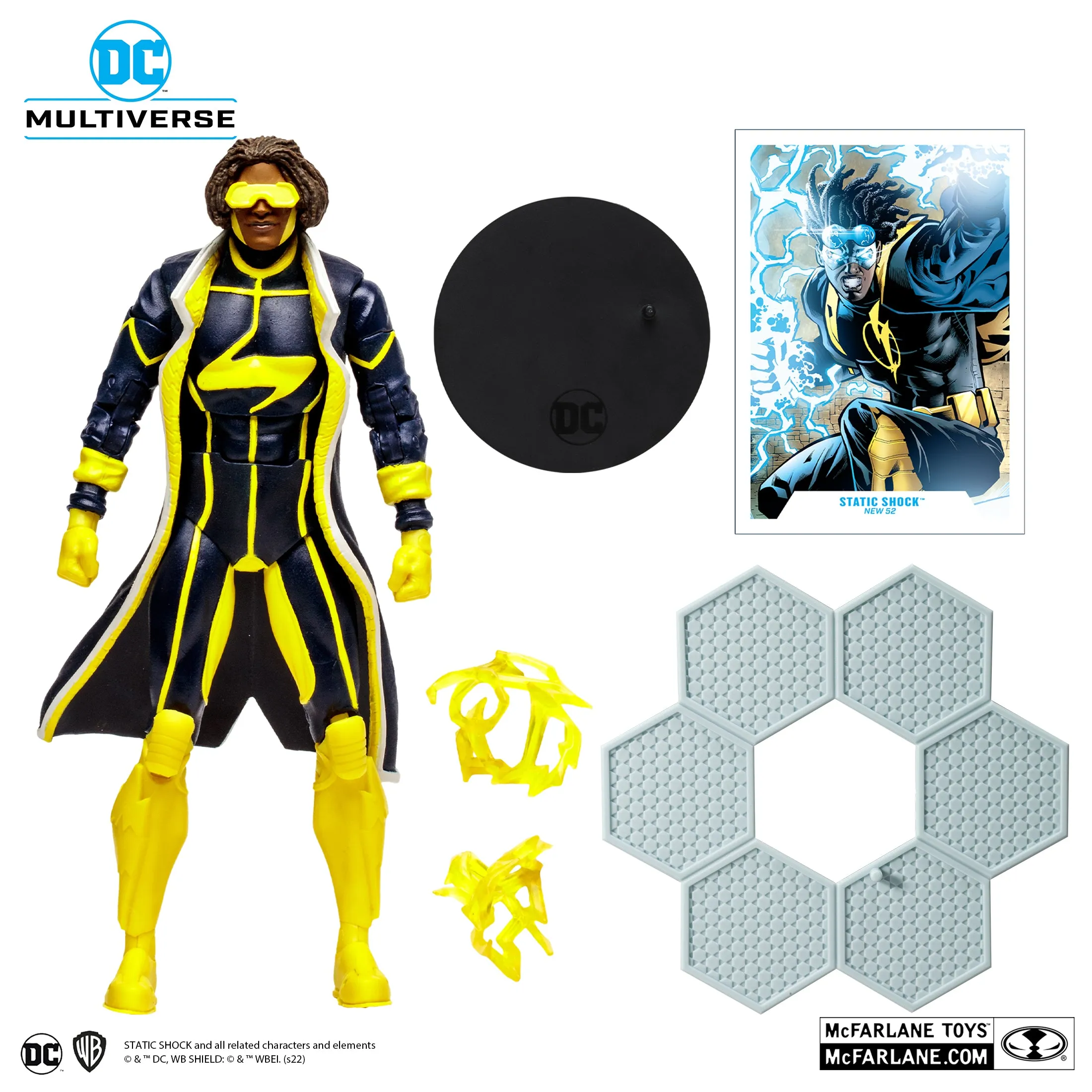 DC Multiverse Static Shock New 52 7" Inch Scale Action Figure - McFarlane Toys *SALE!*