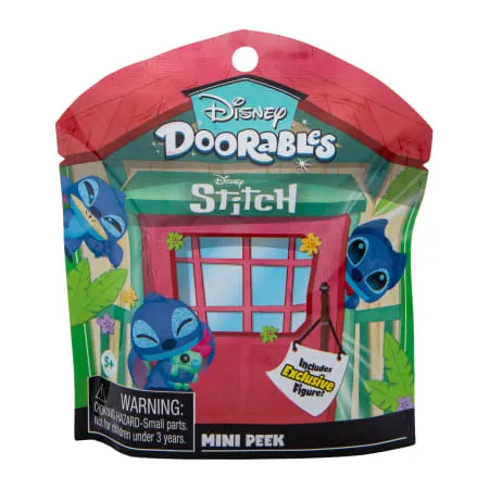 Disney Doorables Stitch Flocked Figure Blind Bag