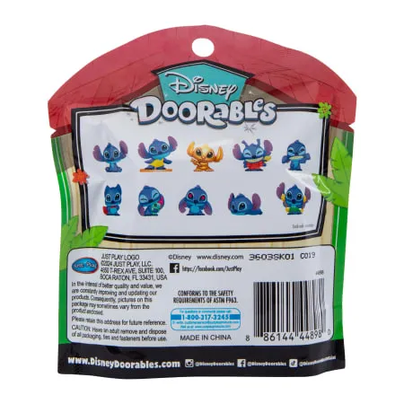 Disney Doorables Stitch Flocked Figure Blind Bag