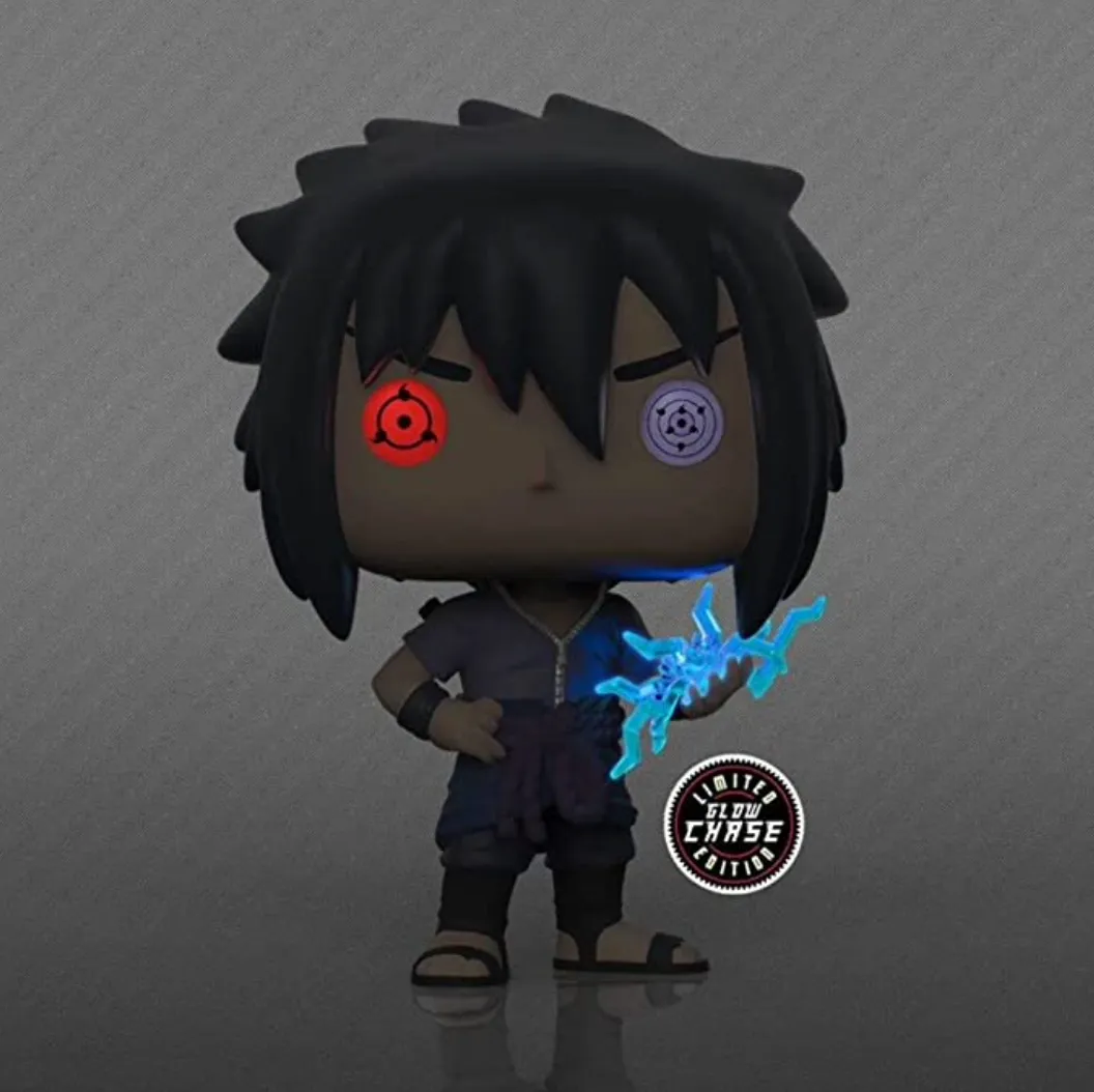 Funko Pop Naruto Shippuden Sasuke Uchiha Rinnegan w/ Chidori Figure (AAA Anime Exlcusive)