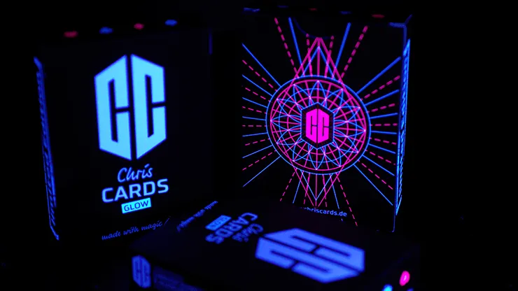 Glow Playing Cards by Chris Cards