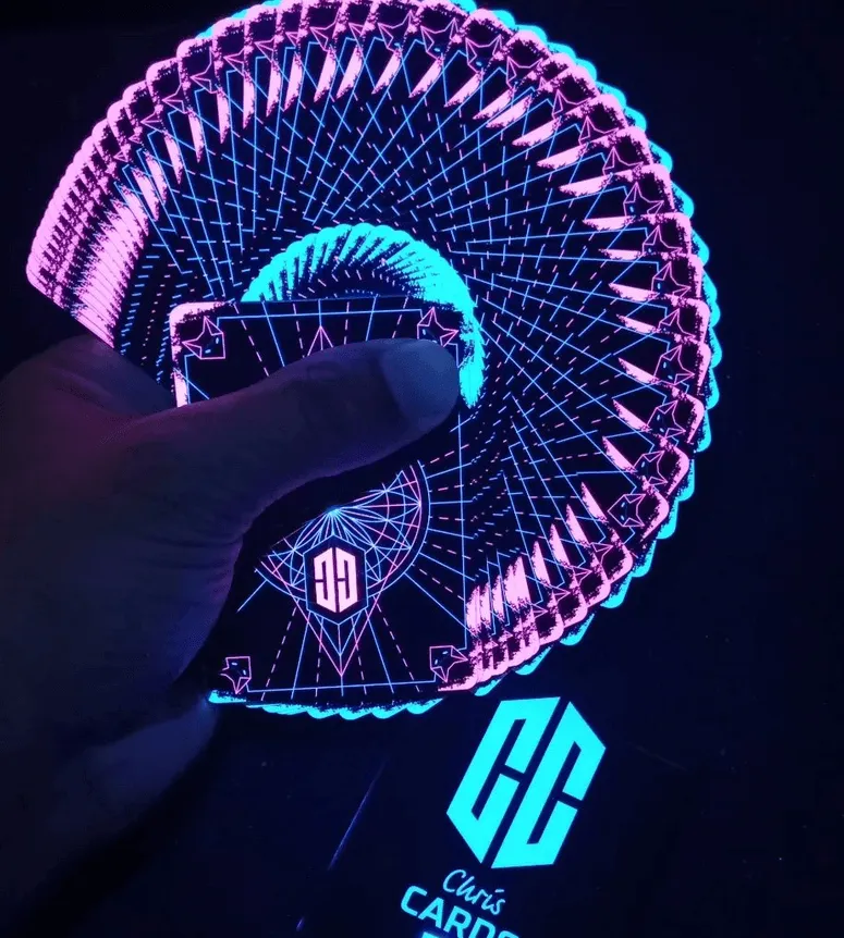 Glow Playing Cards by Chris Cards