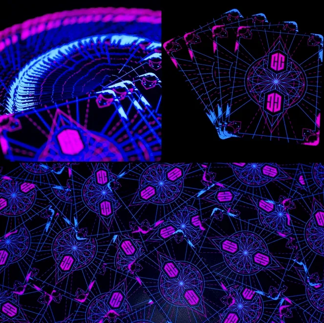 Glow Playing Cards by Chris Cards