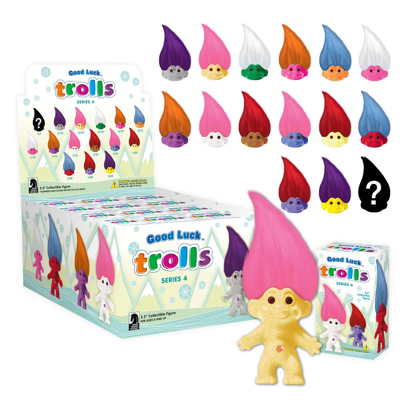 Good Luck Trolls Series 4: (1 Blind Box)