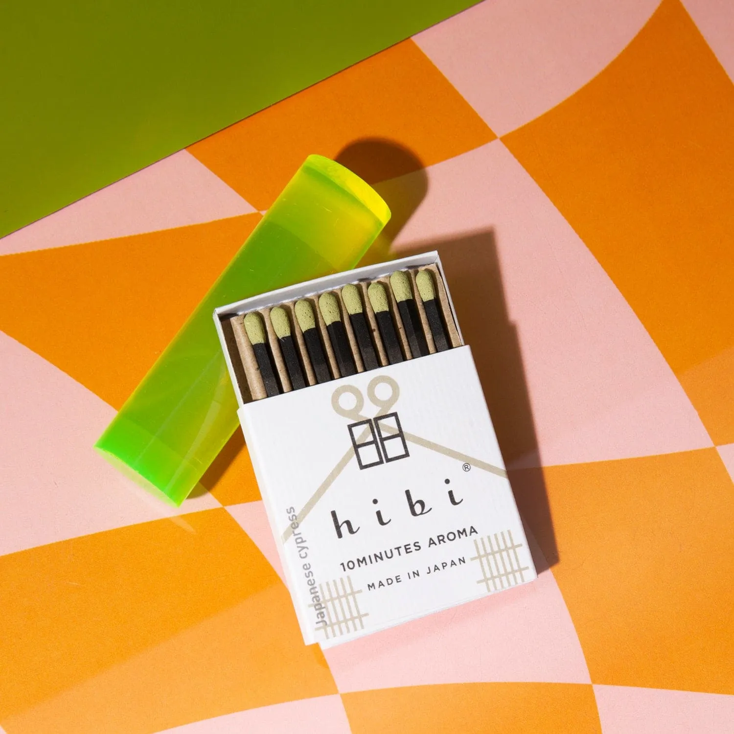 Hibi Incense Matches - Japanese Cypress