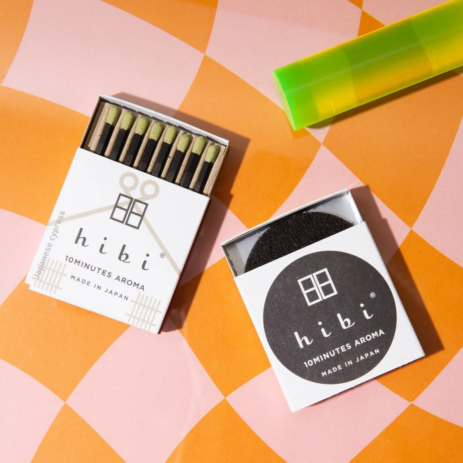 Hibi Incense Matches - Japanese Cypress