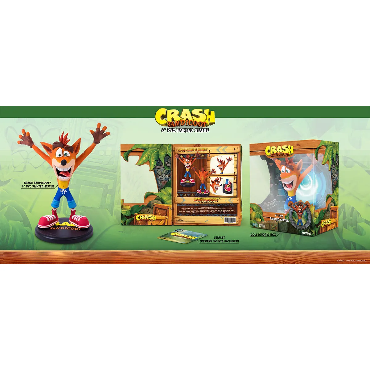 HiPlay First 4 Figures 9 Inch, Crashbt, Figurine GHL