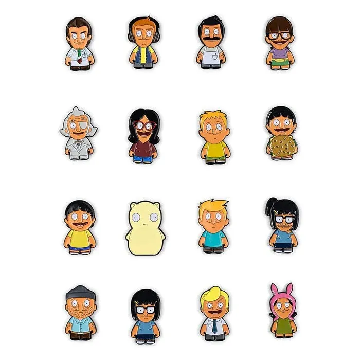 Kidrobot Bob's Burgers Enamel Pin Series: (1 Blind Box)