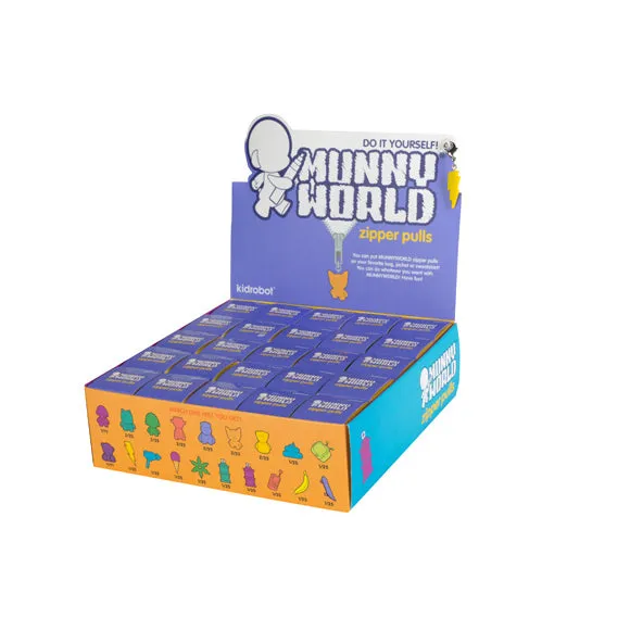 Kidrobot DIY Munny World Zipper Pulls Series 2: (1 Blind Box)