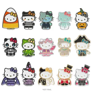 Kidrobot Hello Kitty Halloween Enamel Pin Series: (1 Blind Box)
