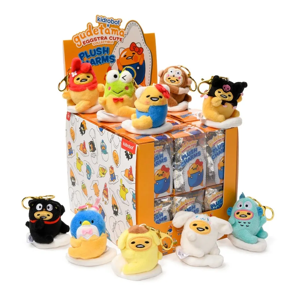 Kidrobot x Gudetama Eggstra Cute Plush Charm (1 Blind Box)