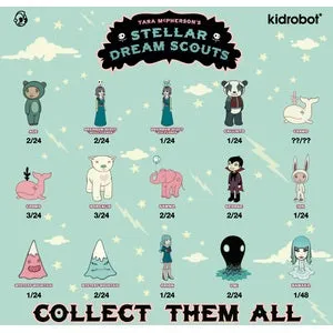 Kidrobot x Tara McPherson Stellar Dream Scouts Vinyl Mini Figure: (1 Blind Box)