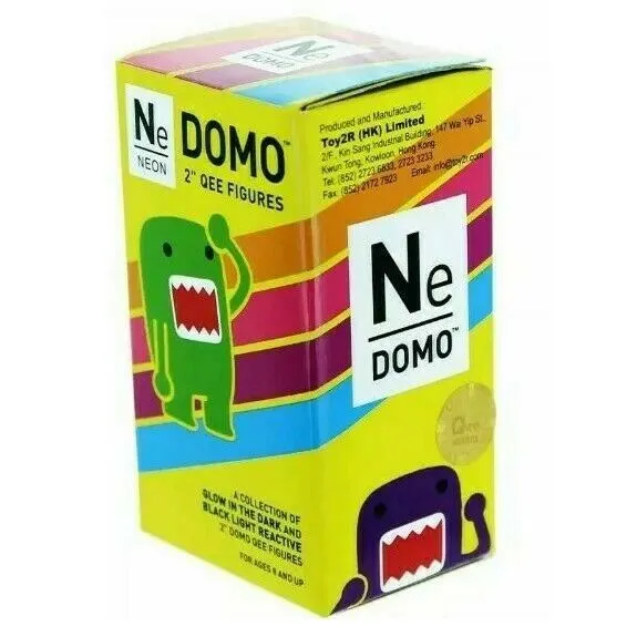 Neon Domo Qee Figures: (1 Blind Box)