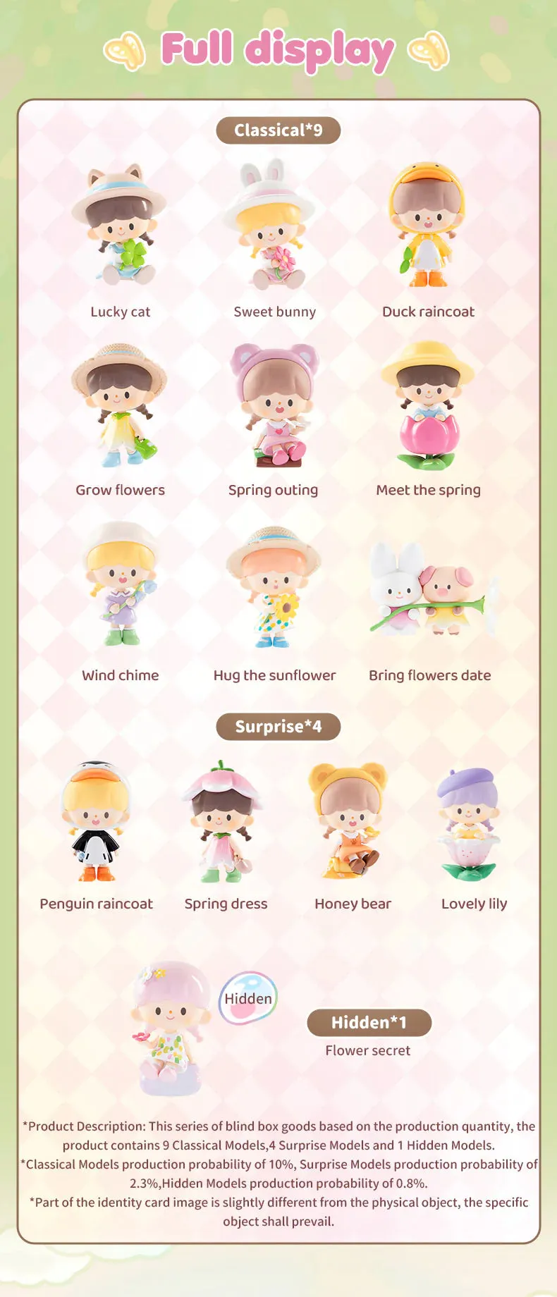 【New-F.UN】zZoton Garden Spring Tour Series Blind Box For Age 15 