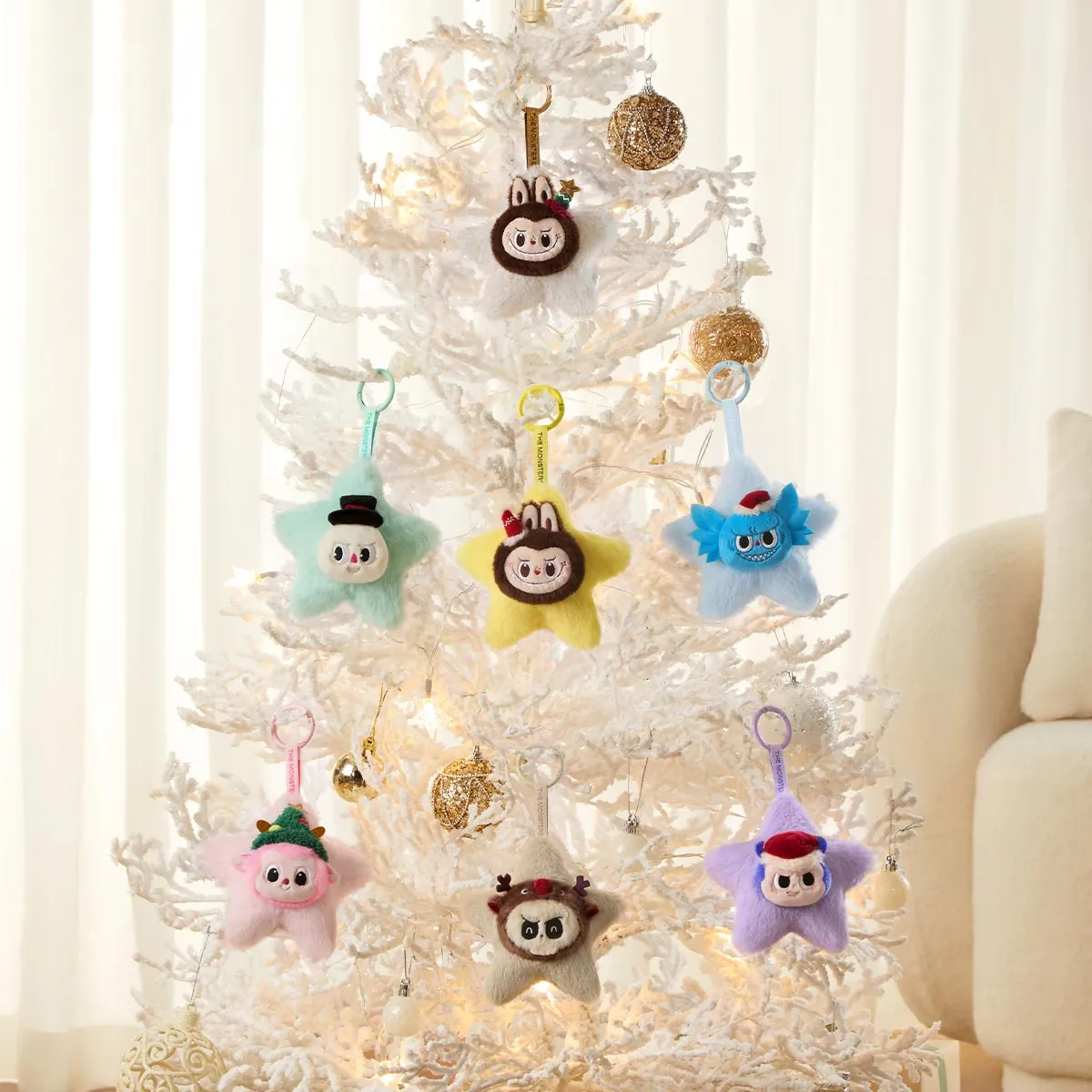 POP MART THE MONSTERS Classic Series Sparkly Plush Pendant Blind Box