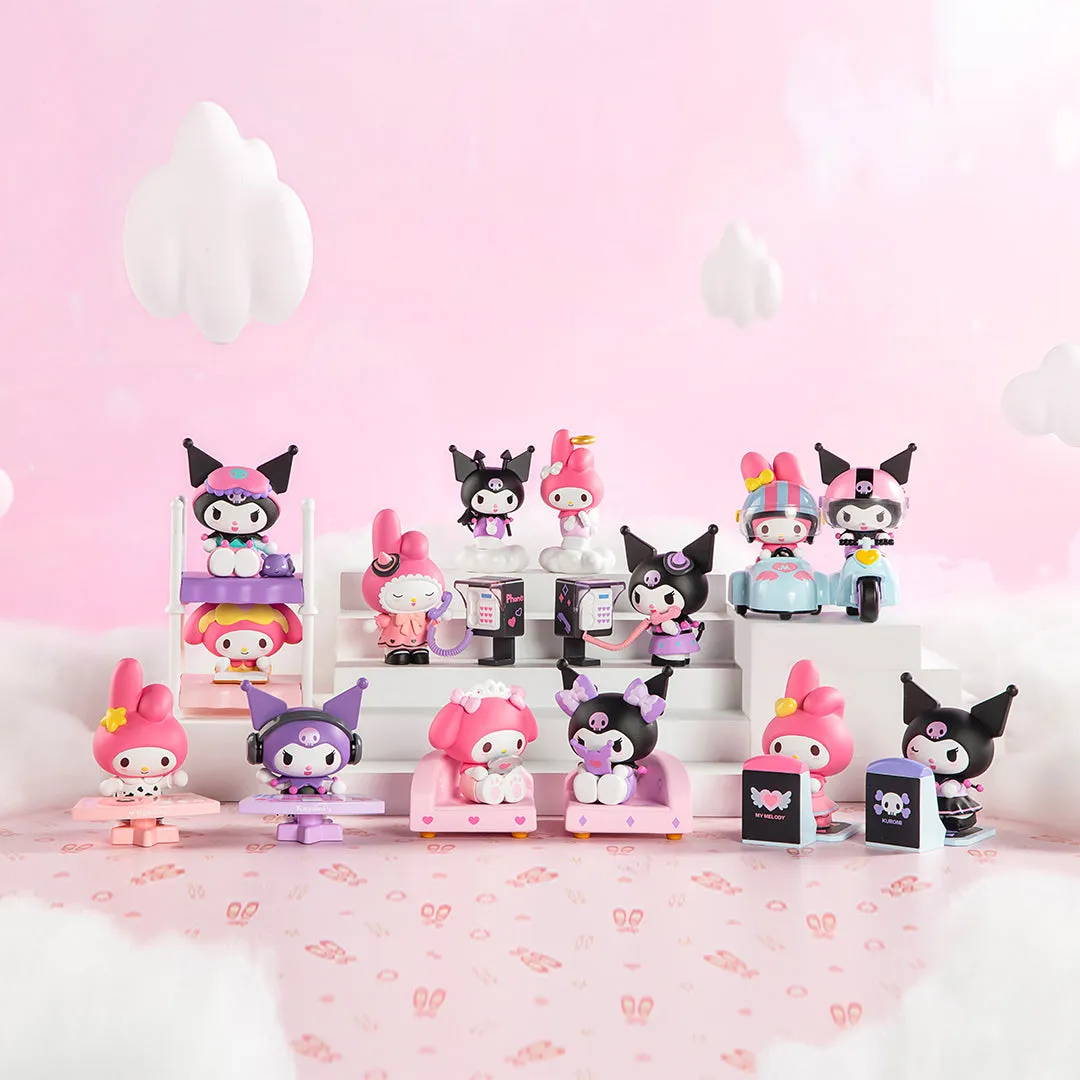 POP MART x Sanrio Characters Sweet Besties Series Blind Box My Melody & Kuromi