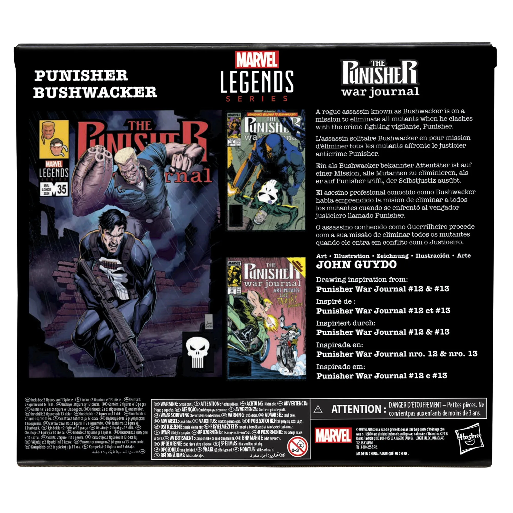 [PRE-ORDER] Marvel Legends Series - Punisher and Bushwacker Action Figure 2-Pack (F9132)