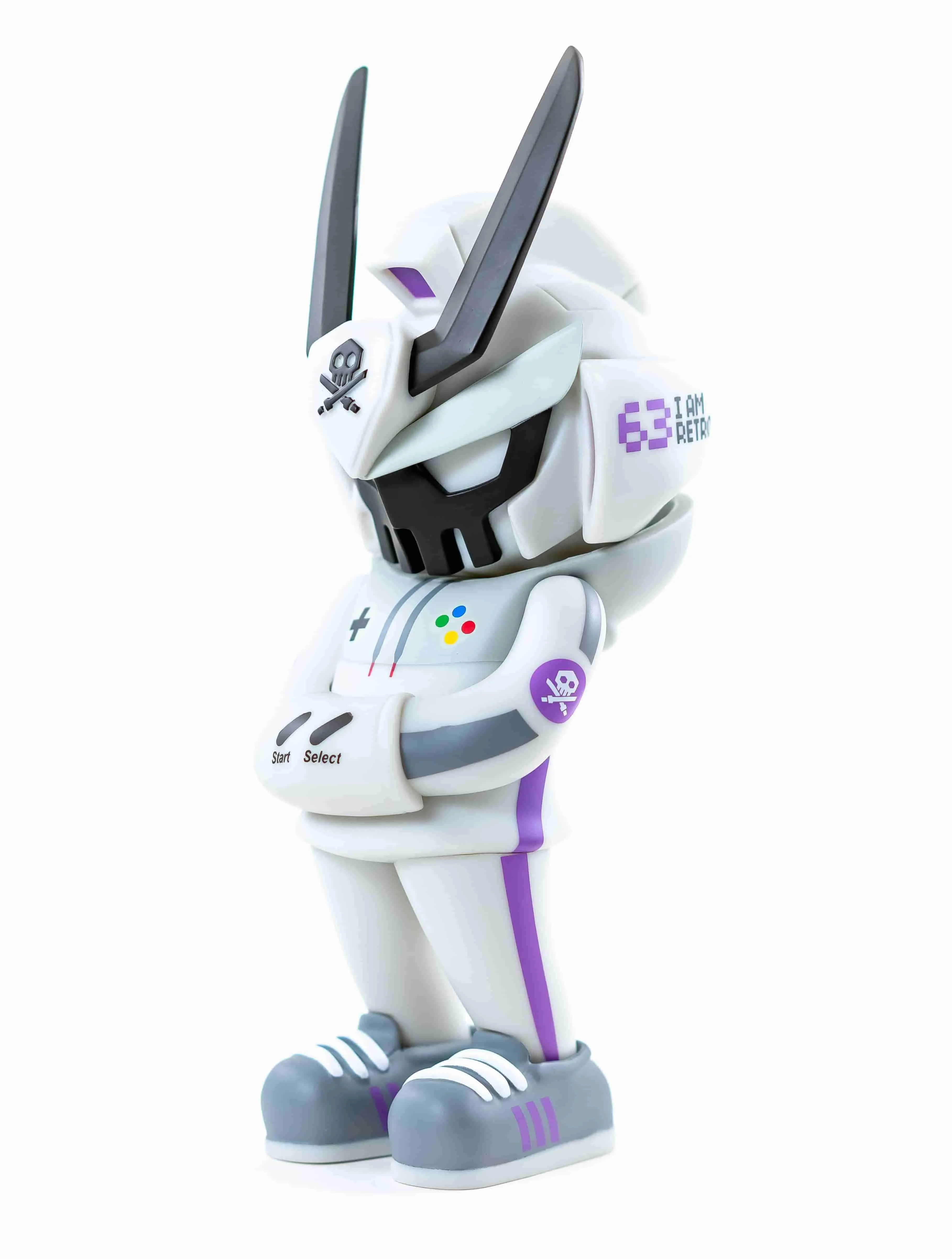 SUPER RETRO MEGA TEQ 63 - 12.5 Inch Medium Art Figure by Martian Toys x Quiccs
