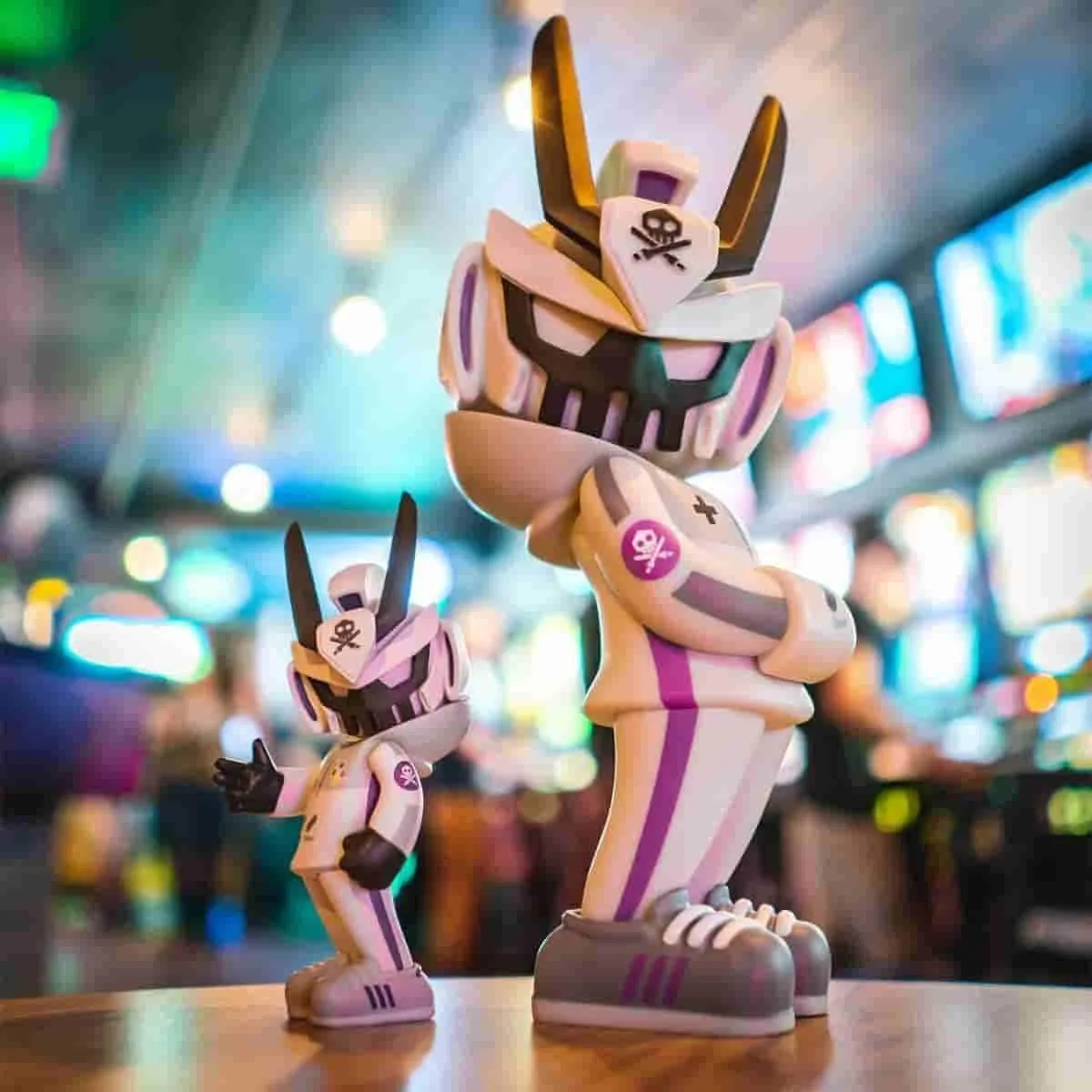 SUPER RETRO MEGA TEQ 63 - 12.5 Inch Medium Art Figure by Martian Toys x Quiccs