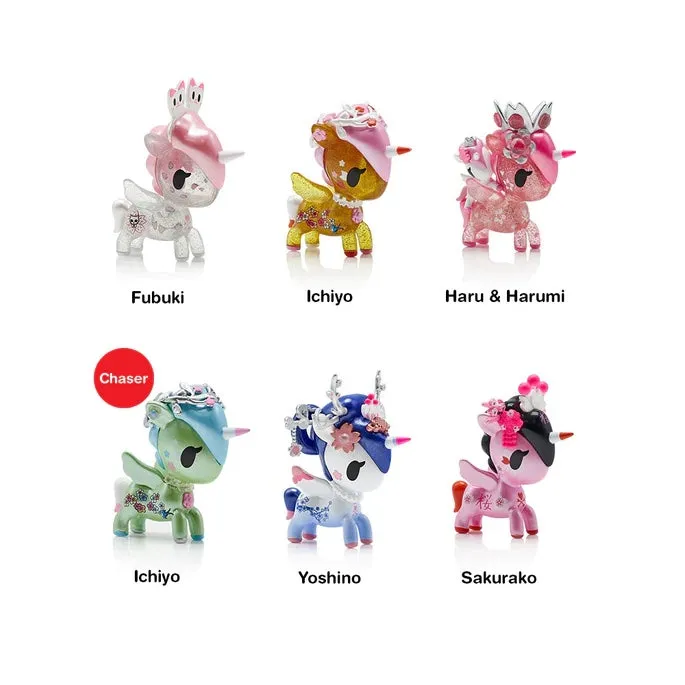 Tokidoki Cherry Blossom Metallico Unicorno: (1 Blind Box)