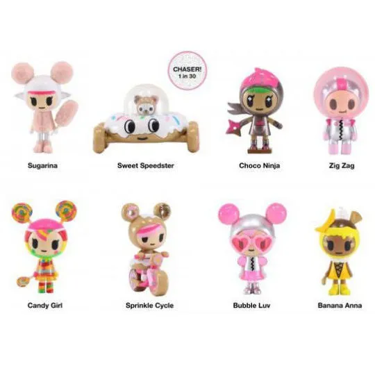 Tokidoki Donutella and Her Sweet Friends Series 2 Mini Figures: (1 Blind Box)